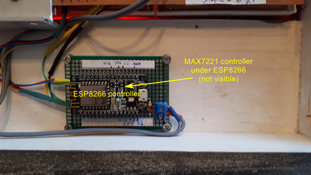 Wandklok controller print